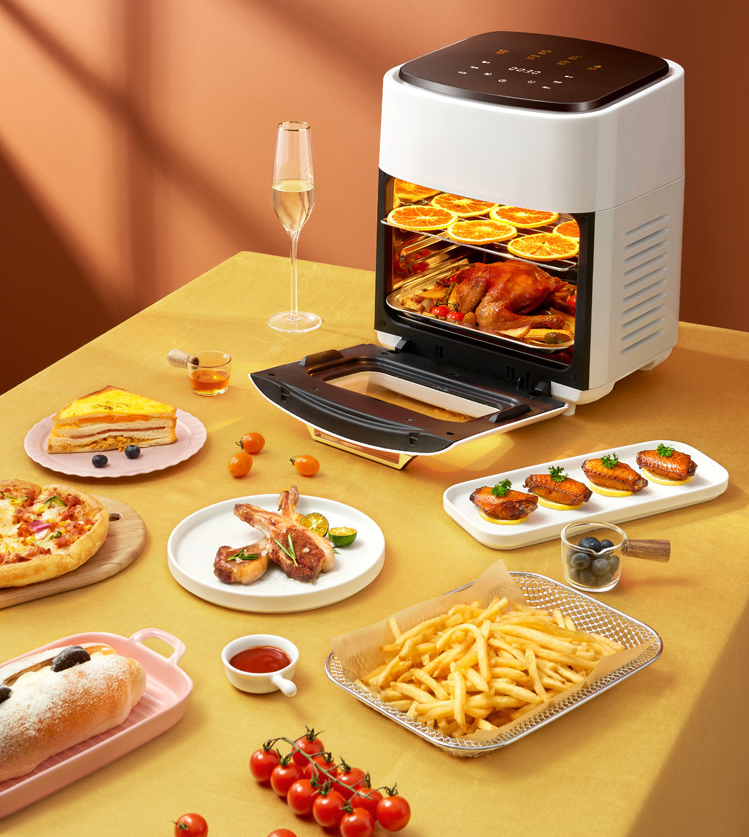 110V visual air fryer home intelligent air fryer 15L large capacity electric oven fryer french fry machine