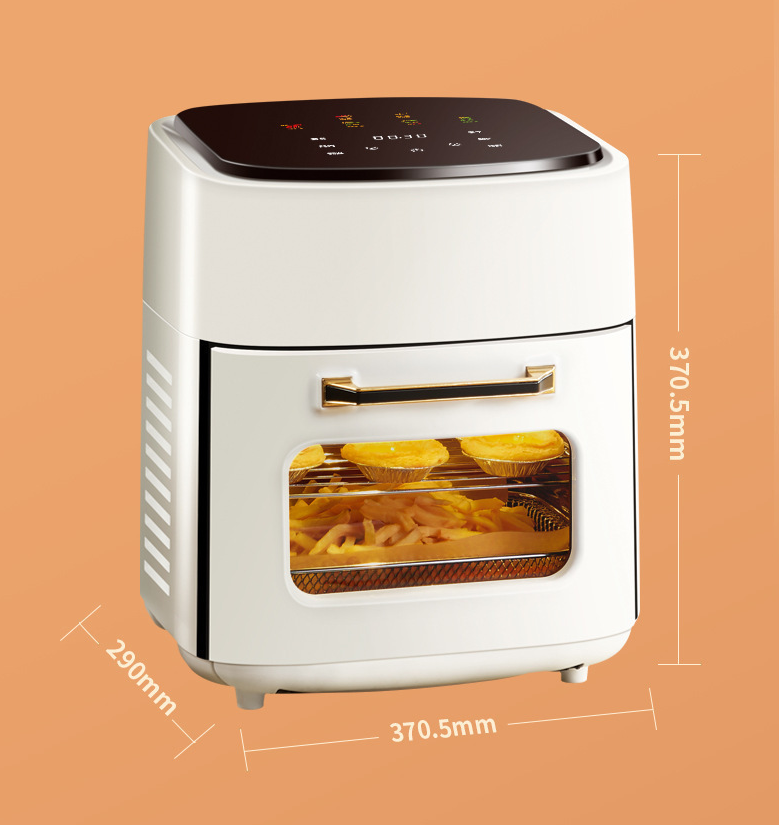 110V visual air fryer home intelligent air fryer 15L large capacity electric oven fryer french fry machine