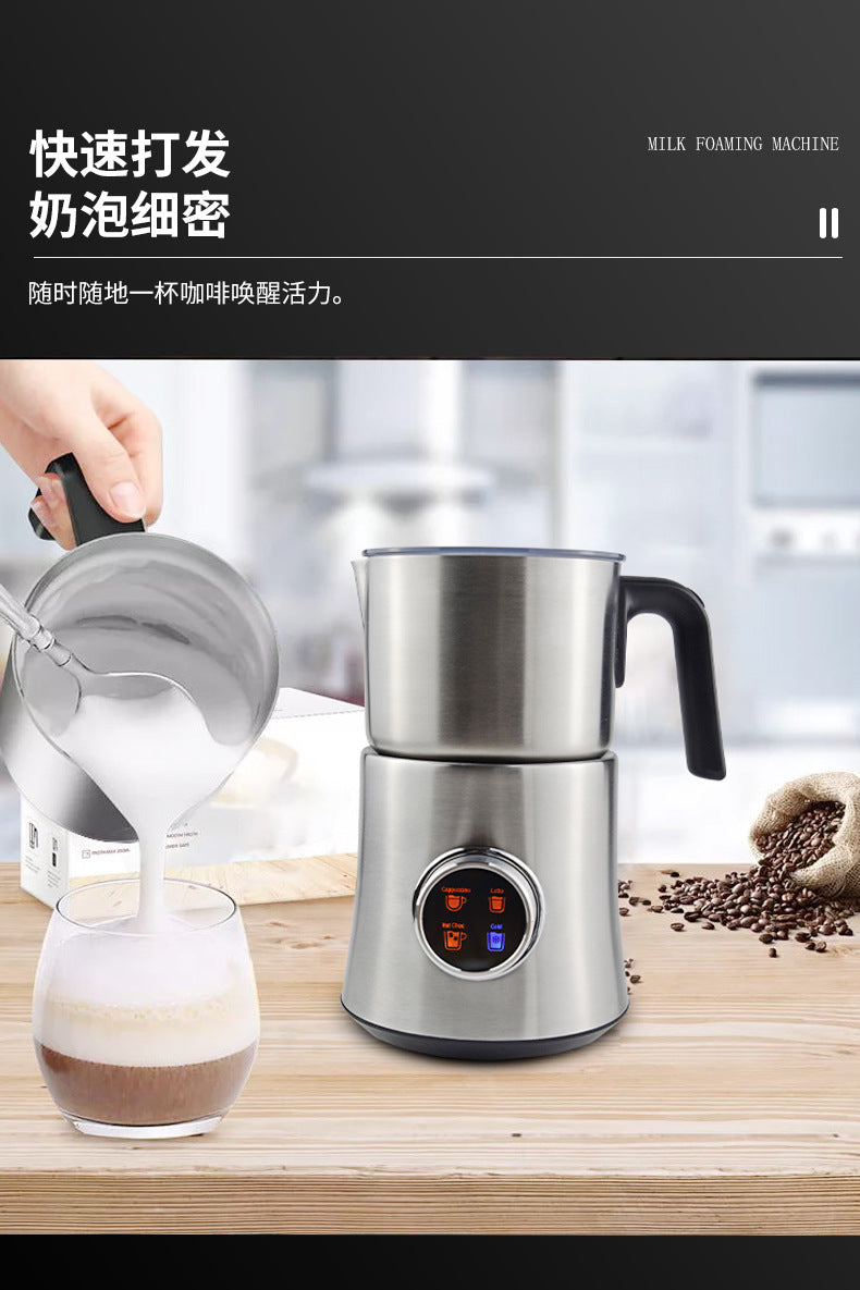 900ML electric new milk frother MF06 coffee latte milk foam plastic stainless steel milk frother