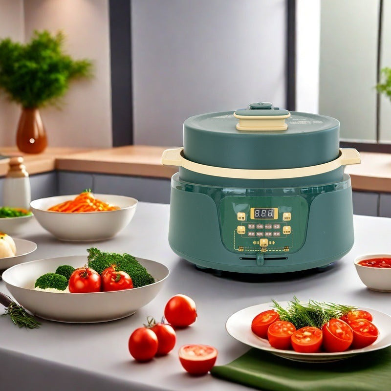 220V European and American 3.5L dormitory and household multi-functional steaming and cooking hot pot electric rice cooker intelligent electric pressure cooker