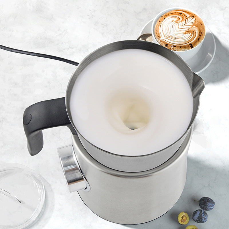 900ML electric new milk frother MF06 coffee latte milk foam plastic stainless steel milk frother