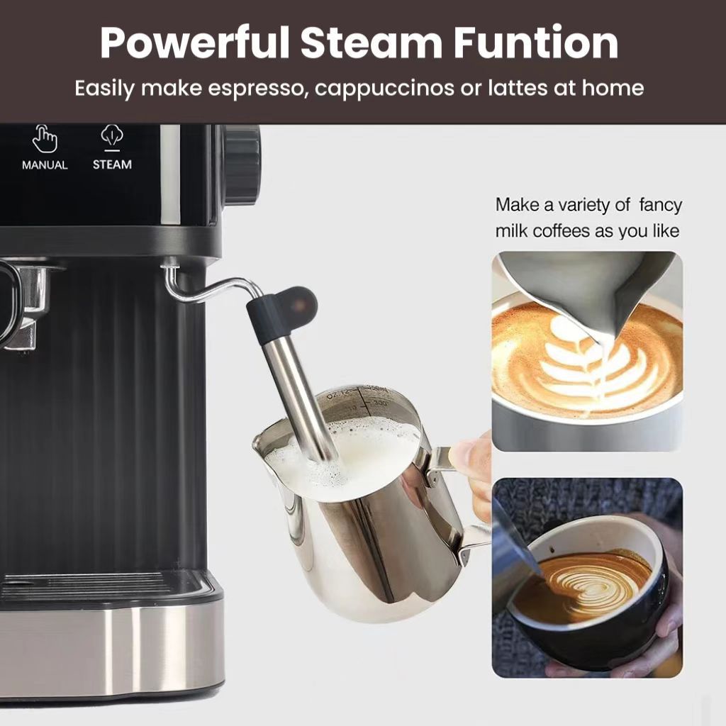 20BAR Italian coffee machine, home semi-automatic espresso machine, Coffee machine