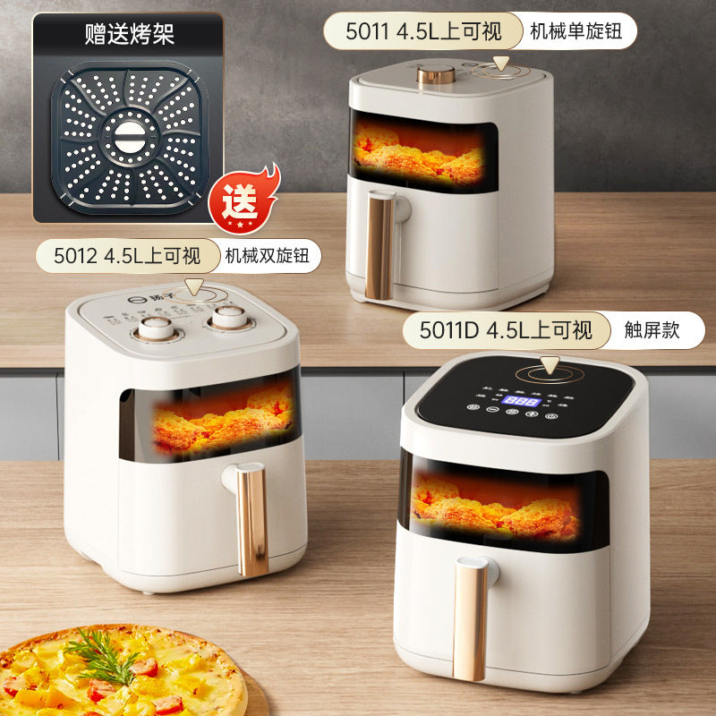 Air fryer multifunctional Yangtze air fryer 8-liter household large capacity electric fryer stainless steel