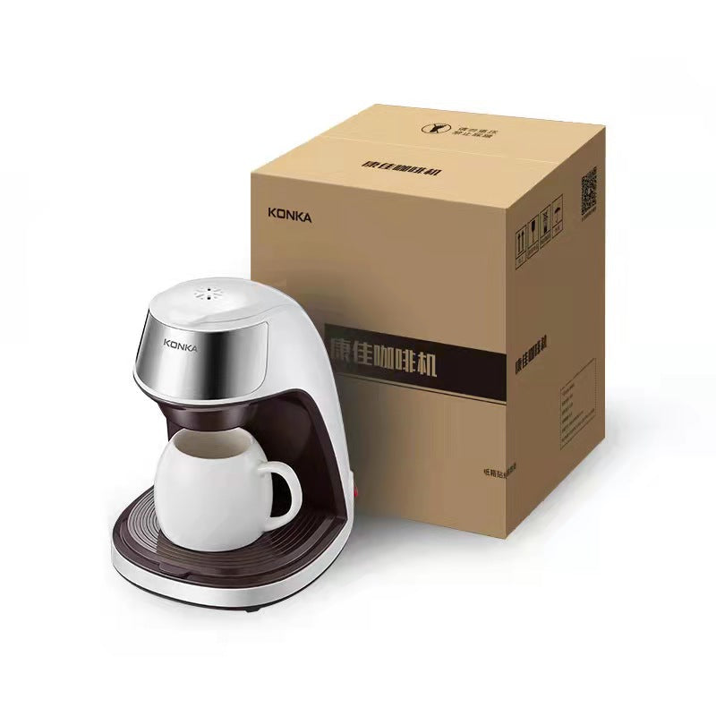 Cafetière, entièrement automatique, petite cafetière portable pour la maison, mini cafetière américaine à filtre pour le bureau.