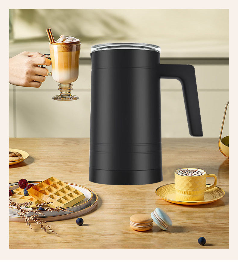 Automatic household milk frother, hot and cold electric milk frother, milk frother, mixing cup, milk frothere