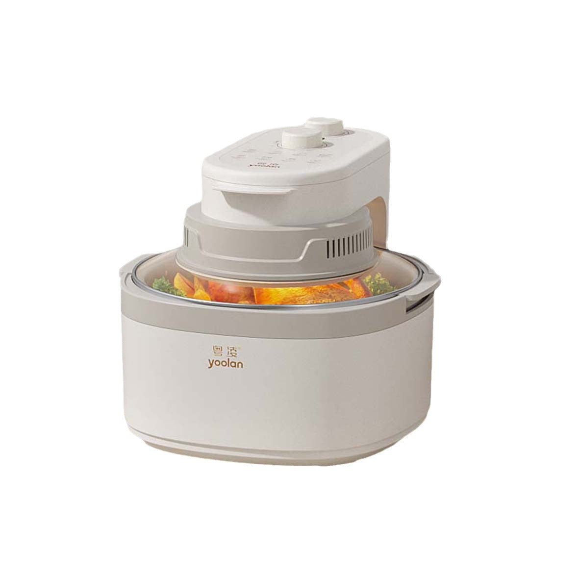 Air fryer multifunctional Yangtze air fryer 8-liter household large capacity electric fryer stainless steel