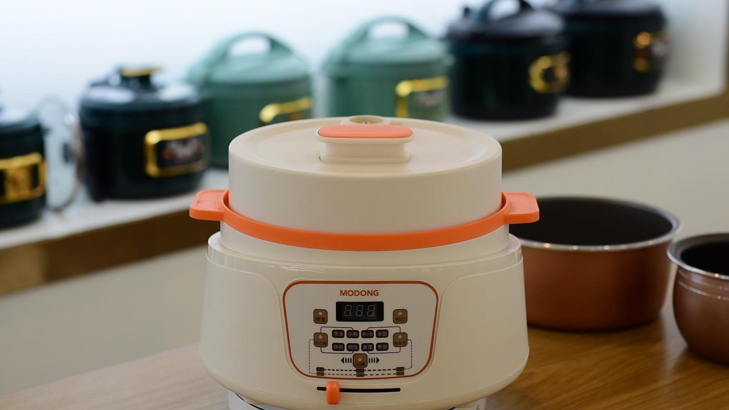220V European and American 3.5L dormitory and household multi-functional steaming and cooking hot pot electric rice cooker intelligent electric pressure cooker