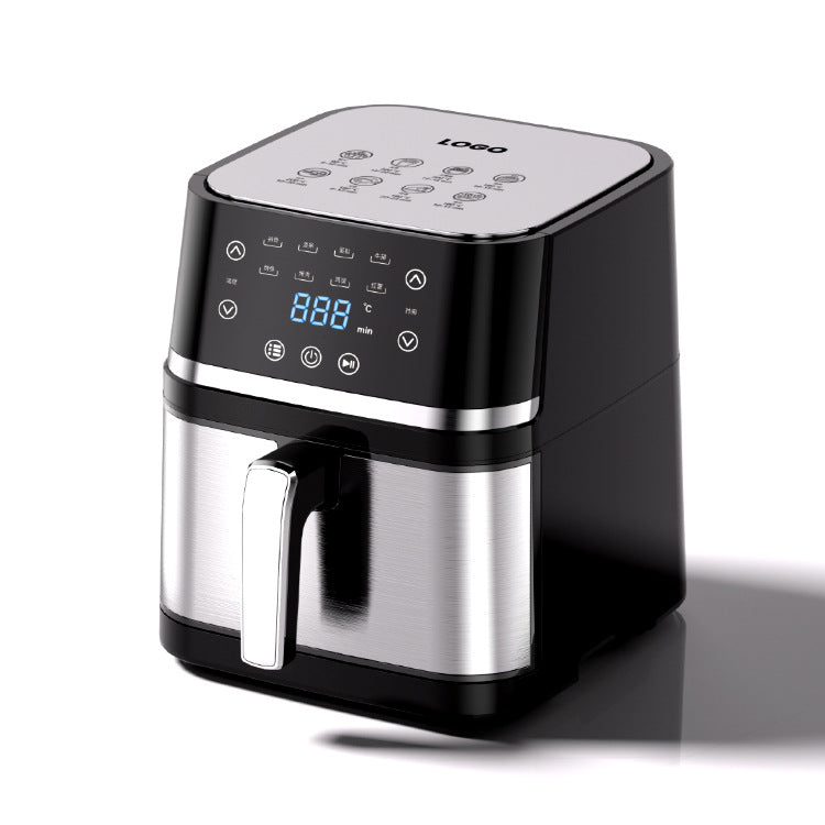 Air fryer multifunctional Yangtze air fryer 8-liter household large capacity electric fryer stainless steel