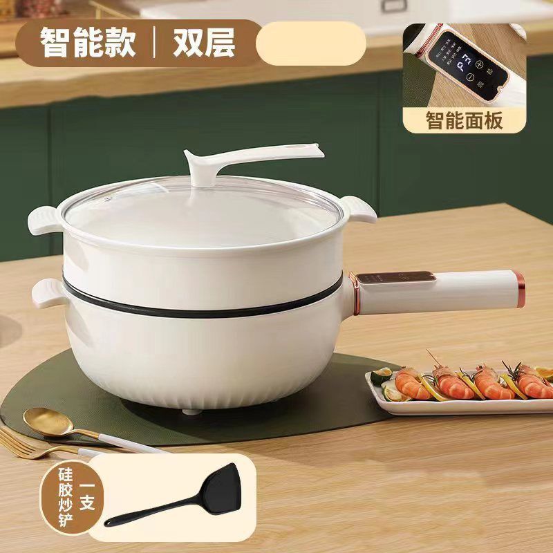 Poêle à frire électrique, usage domestique, grande capacité, cuisson intelligente, sauté, multifonctionnelle, poêle antiadhésive, poêle à frire électrique, poêle de cuisson haute puissance tout-en-un.