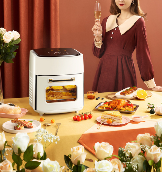110V visual air fryer home intelligent air fryer 15L large capacity electric oven fryer french fry machine