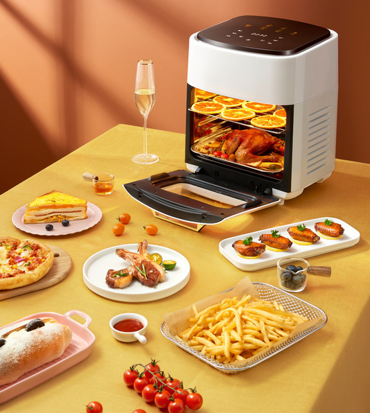 110V visual air fryer home intelligent air fryer 15L large capacity electric oven fryer french fry machine