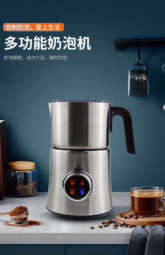 900ML electric new milk frother MF06 coffee latte milk foam plastic stainless steel milk frother