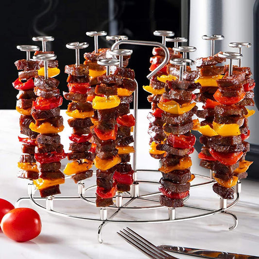 Air fryer kitchen vertical barbecue oven grill barbecue needle baking accessories can be detached and rotated to burn thousands of dollars