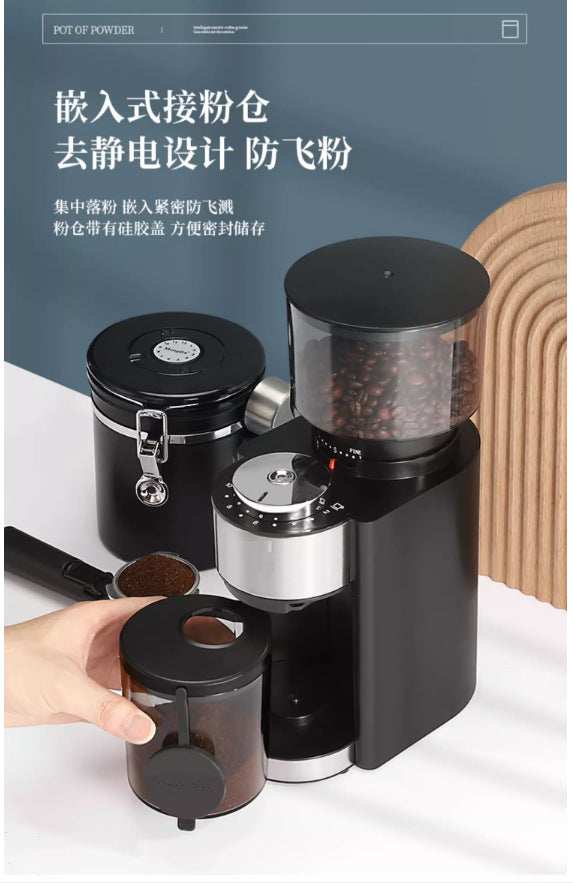 Bean grinder, coffee bean grinder, hand drawn Italian grinder, small coarse and fine 110V220V new model