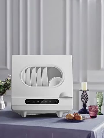 Lave-vaisselle automatique domestique, petit lave-vaisselle séchant, aucune installation requise, désinfection et stérilisation, lave-vaisselle de comptoir, ustensiles de cuisine. 